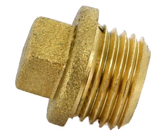 Заглушка с квадратом Н 1/4 латунная Uni-Fitt 608G0000 – изображение 2