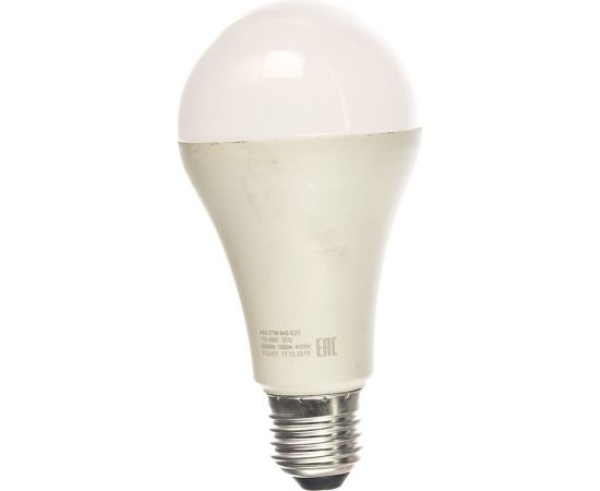 Светодиодная лампа ЭРА LED A65-21W-840-E27, груша, нейтральный Б0035332 – изображение 2