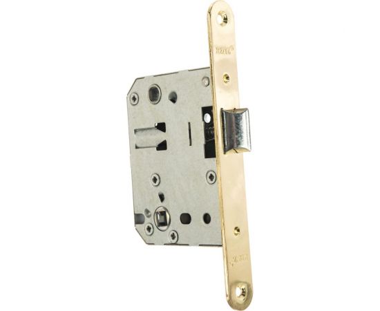 Сантехническая защелка РЕНЦ овальная планка, межосевое расстояние 70 мм, латунь блестящая INLB 2070 oval B – изображение 3