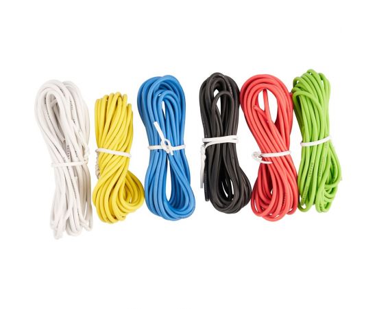 Набор автопроводов REXANT ПГВА Радуга 1x1,00 мм, 6 цветов по 3 метра 01-6549 – изображение 3