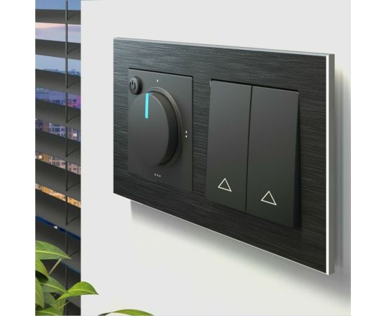 Рамка на 2 поста WERKEL W0021708 Aluminium черный алюминий a050962 – изображение 3