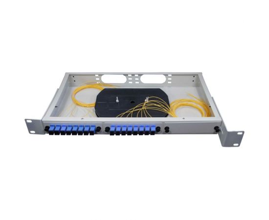 Оптический стоечный кросс на 16 портов TWIST SC UPC в сборе КРС-16SC-U – изображение 3