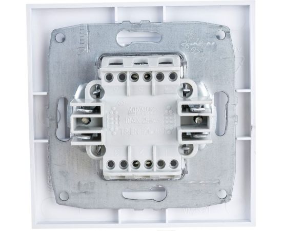 Одноклавишный выключатель MONO ELECTRIC DESPINA белый 102-190025-100 – изображение 3