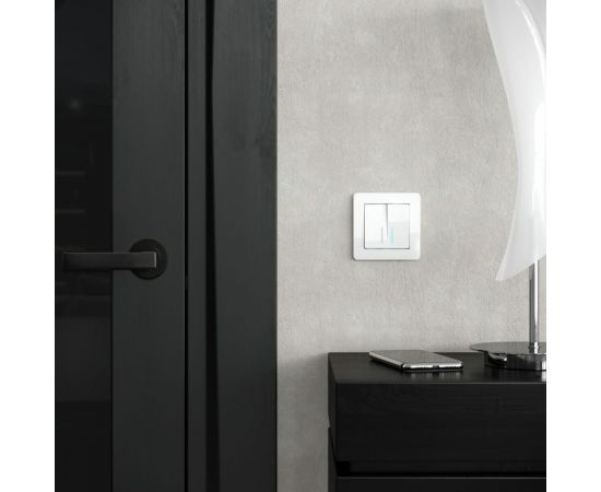 Рамка на 1 пост WERKEL W0012701 Acrylic белый a059313 – изображение 3