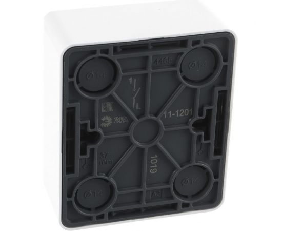 Выключатель ЭРА 11-1201-01, 10АХ-250В, IP20, ОУ, Эксперт, белый Б0020653 – изображение 3