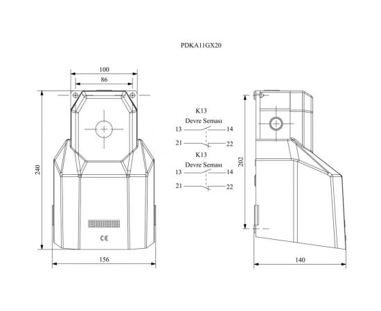 Педаль-выключатель Emas с защитной крышкой, 2 скорости 250 В, 4 А PDKA11GX20 – изображение 4