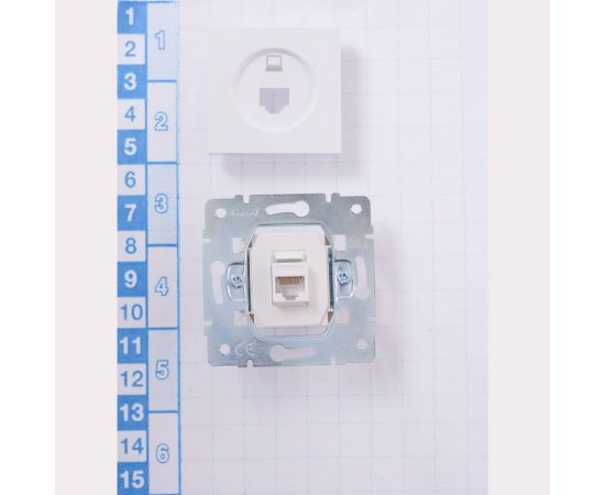 Компьютерная розетка Lezard VESNA белая 742-0288-139 – изображение 5