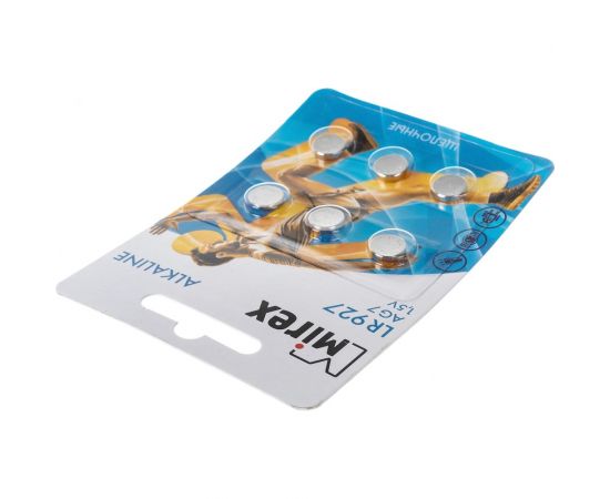 Батарея Mirex, щелочная AG7 / LR927 1,5V 6 шт ecopack 23702-LR927-E6 – изображение 6