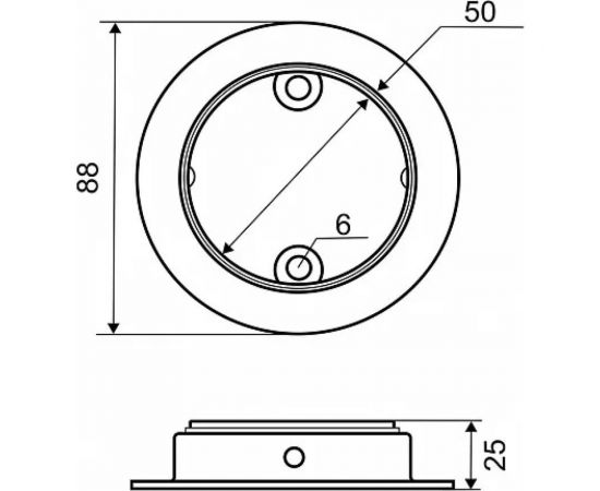 Нижнее крепление Palladium для трубы 50 мм JF-34 CP СТ-00001069 – изображение 6