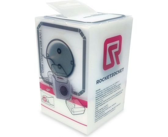 Разветвитель ROCKETSOCKET Cube Original 4 Euro 16A, 3 USB 2A+C с блоком 5В/3.0А цвет серый GN1205 – изображение 8