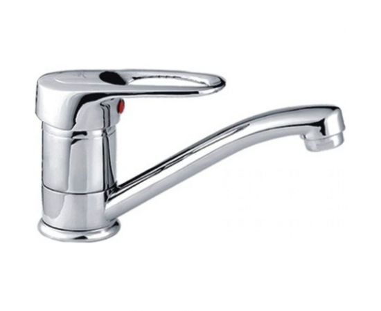 Смеситель для кухни LEDEME картридж диаметр 40 мм, силумин, L-15 см L4528-B 89785 