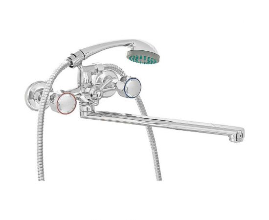 Смеситель для ванны ROEGEN 1/2"" м/к, керамический дивертор RR120C 