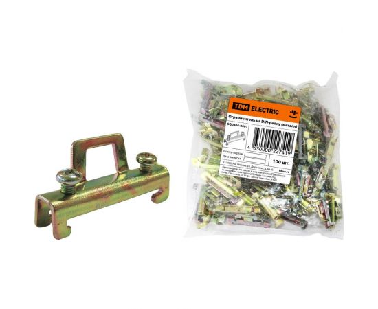 Ограничитель на DIN-рейку TDM (металл) SQ0804-0001 