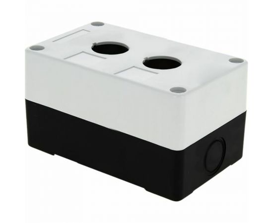 Корпус EKF КП102, 2 кнопки, белый cpb-102-w 
