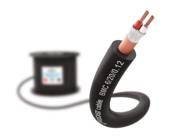Балансный микрофонный кабель PROCAST cable BMC 6/20/0,12.3, диаметр 6mm, черный, 3 м НФ-00001842 