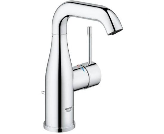 Смеситель для раковины Grohe Essence New однорычажный, U-излив, со сливным гарнитуром 23462001 