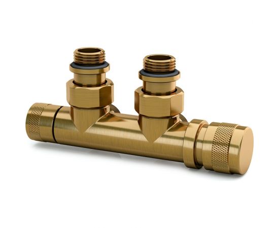 Узел нижнего подключения SR Rubinetterie угловой 1/2"х3/4"Е Бронза правый 0681-1500Z0E0 