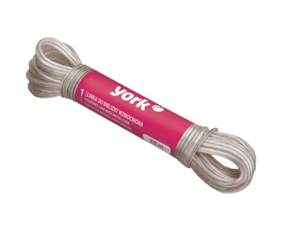 Шнур для белья YORK 20 м, упрочнённый 096830 