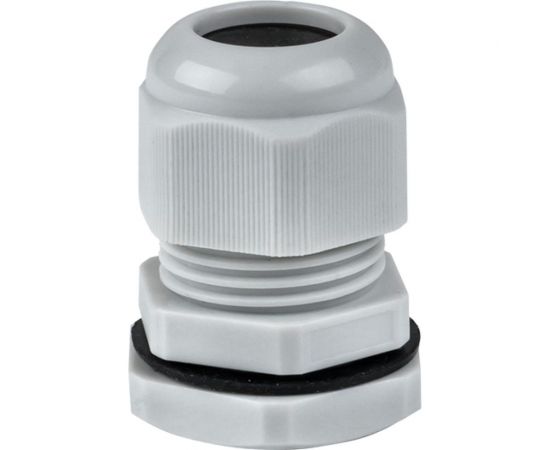 Сальник EKF PROxima PG16, IP54, d отверстия 21 мм, d провода 10-14 мм 20 штук plc-pg-16-r 