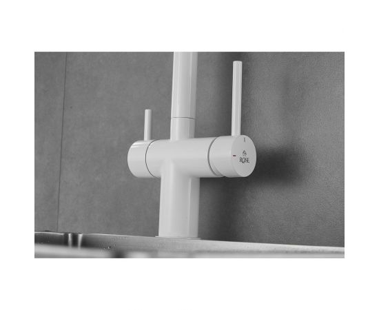 Смеситель для кухни ROSE с подключением к фильтру питьевой воды, белый R958C – изображение 15