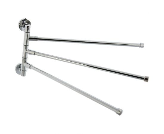 Поворотная вешалка для полотенца LEDEME тройная L113 896710 – изображение 2