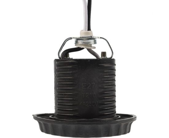 Патрон E27 REXANT с проводом 20 см черный 11-8876 – изображение 2