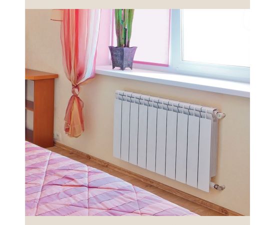 Алюминиевый радиатор HALSEN 350/80/12 4640015384632 – изображение 2