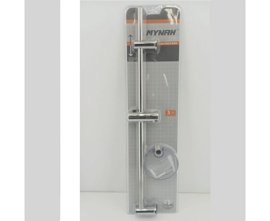 Душевая стойка MYNAH хром, с держателем для лейки и мыльницы M9020-1 – изображение 2