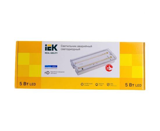 Светильник аварийный IEK, ДПА 5042-3, 3 ч, универ, IP65 LDPA0-5042-3-65-K01 – изображение 2