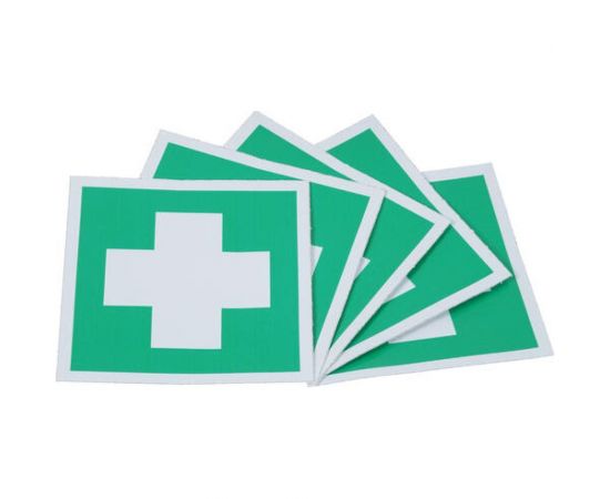 Наклейка-знак медицинского назначения REXANT Аптечка первой медицинской помощи, 200x200мм 56-0071 – изображение 2