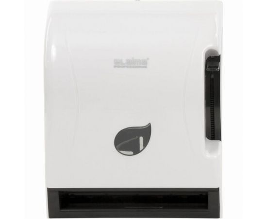 Диспенсер для полотенец в рулонах ЛАЙМА PROFESSIONAL ECO Н1 механический, с рычагом, белый 606549 – изображение 2