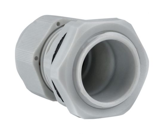 Сальник EKF PROxima PG16, IP54, d отверстия 21 мм, d провода 10-14 мм 20 штук plc-pg-16-r – изображение 2