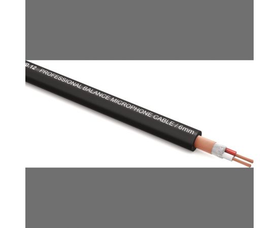 Балансный микрофонный кабель PROCAST cable BMC 6/20/0,12.3, диаметр 6mm, черный, 3 м НФ-00001842 – изображение 2
