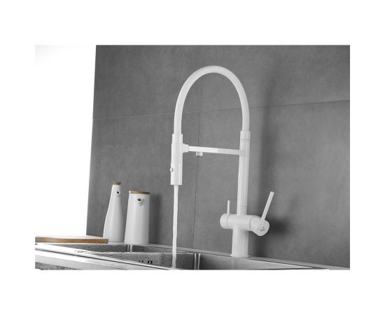 Смеситель для кухни ROSE с подключением к фильтру питьевой воды, белый R958C – изображение 21