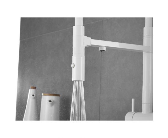 Смеситель для кухни ROSE с подключением к фильтру питьевой воды, белый R958C – изображение 24