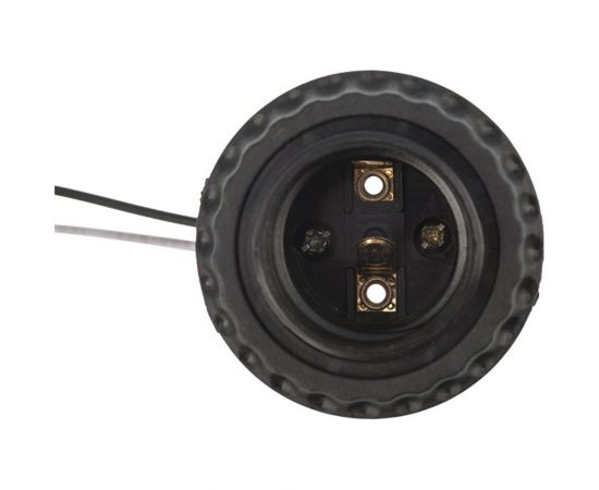 Патрон E27 REXANT с проводом 20 см черный 11-8876 – изображение 3