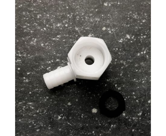 Поворотный штуцер / уголок для душевой кабины Профитт ВР 1/2"", под шланг 10 мм, пластиковый 1649755 – изображение 3