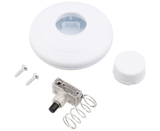 Напольный выключатель кнопка REXANT 250V 2А ON-OFF белый 36-3015 – изображение 3