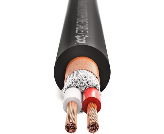 Балансный микрофонный кабель PROCAST cable BMC 6/20/0,12.3, диаметр 6mm, черный, 3 м НФ-00001842 – изображение 3