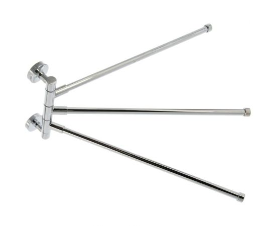 Поворотная вешалка для полотенца LEDEME тройная L113 896710 – изображение 3