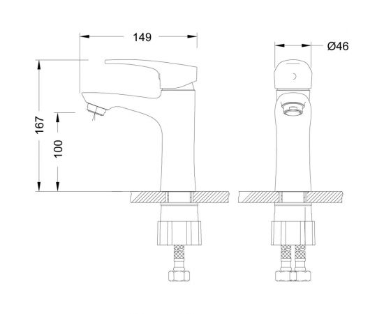 Смеситель Lemark Linara для раковины LM0406C – изображение 3