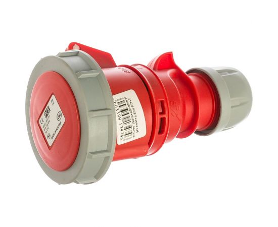 Кабельная розетка PCE 16А 400V 3P+E IP67 2142-6 – изображение 3