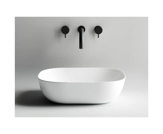 Умывальник чаша Ceramica Nova Element накладная, прямоугольная 455х325х135 мм CN6009 – изображение 3