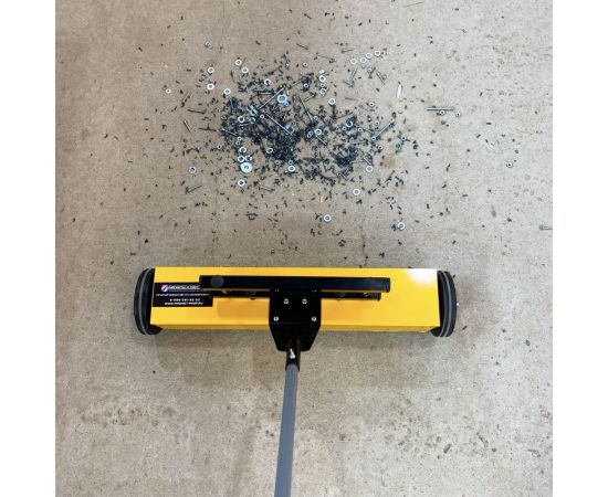 Магнитный сборщик на колесах с системой очистки Подборщик Проф-магнит 500-С125 – изображение 3