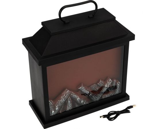 Светодиодный камин Neon-Night авангард с эффектом живого огня 30x13x30 см, 3хс или от usb 511-004 – изображение 4