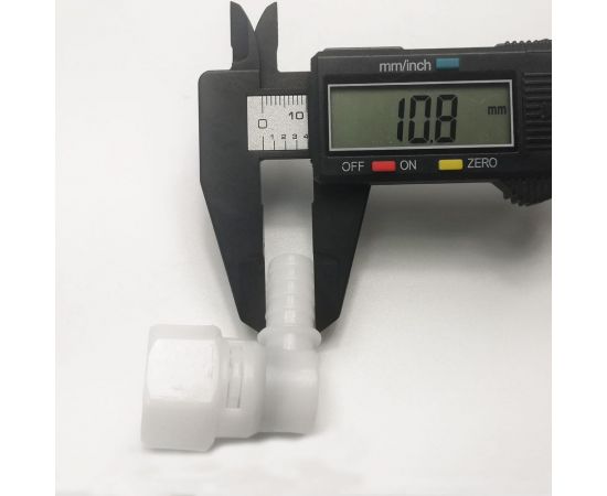 Поворотный штуцер / уголок для душевой кабины Профитт ВР 1/2"", под шланг 10 мм, пластиковый 1649755 – изображение 4