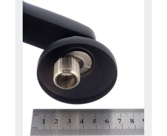 Смеситель для ванны Olives TORRES с длинным изливом, черный 17221TRB – изображение 4