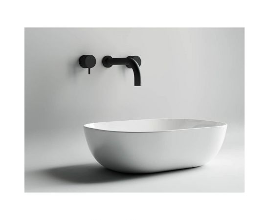 Умывальник чаша Ceramica Nova Element накладная, прямоугольная 455х325х135 мм CN6009 – изображение 4