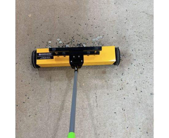 Магнитный сборщик на колесах с системой очистки Подборщик Проф-магнит 500-С125 – изображение 4