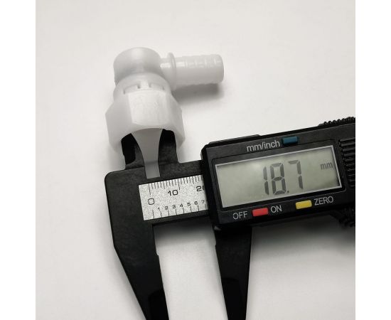 Поворотный штуцер / уголок для душевой кабины Профитт ВР 1/2"", под шланг 10 мм, пластиковый 1649755 – изображение 5